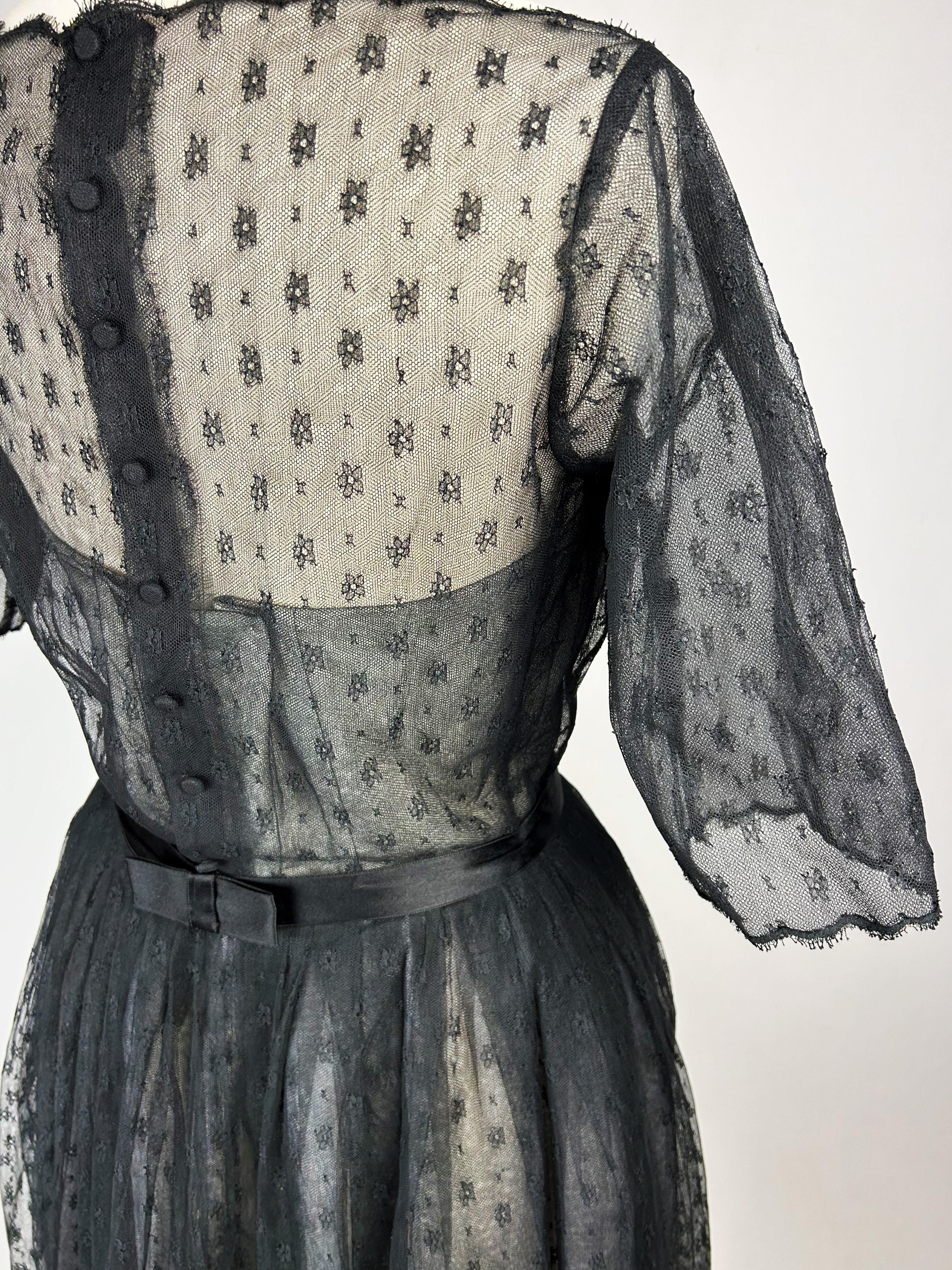 Christian Dior/Saint Laurent Couture Lace Dress (attributed to) Almaviva C.1960 9