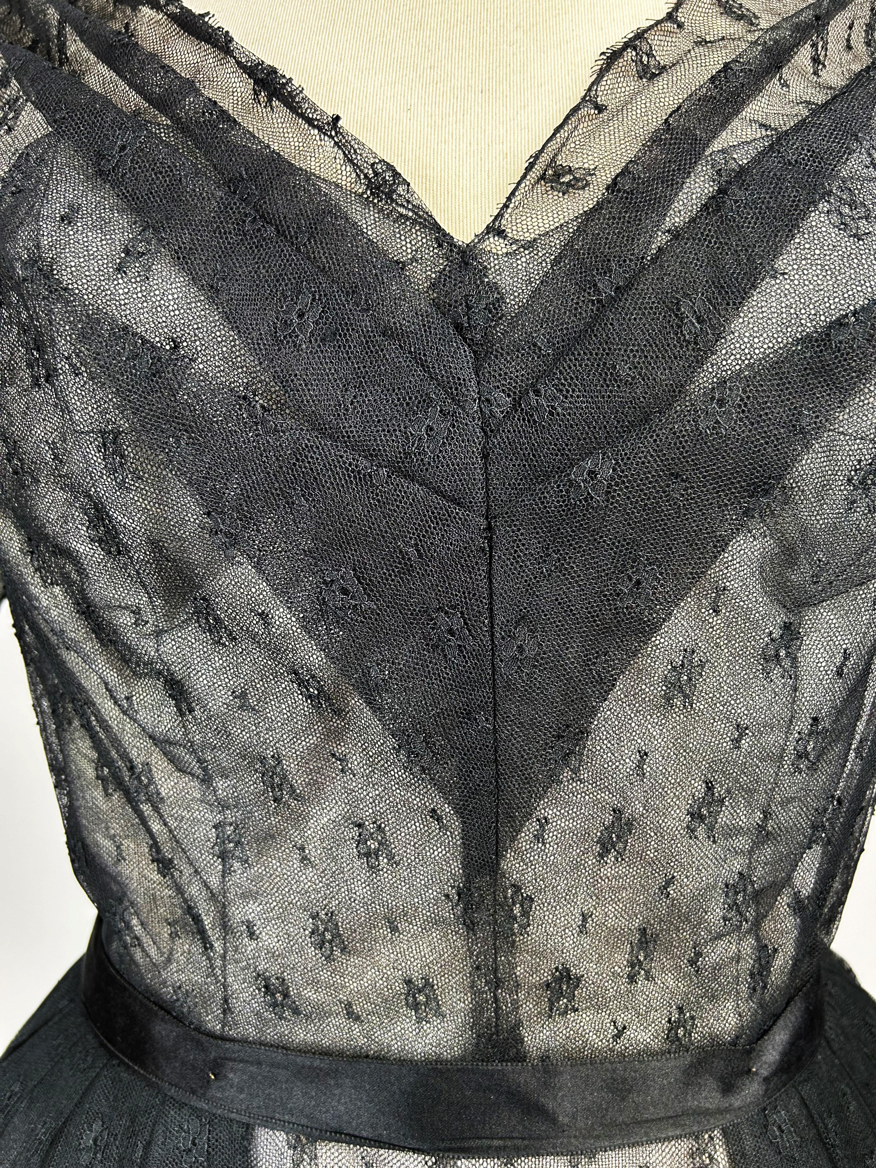 Christian Dior/Saint Laurent Couture Lace Dress (attributed to) Almaviva C.1960 12