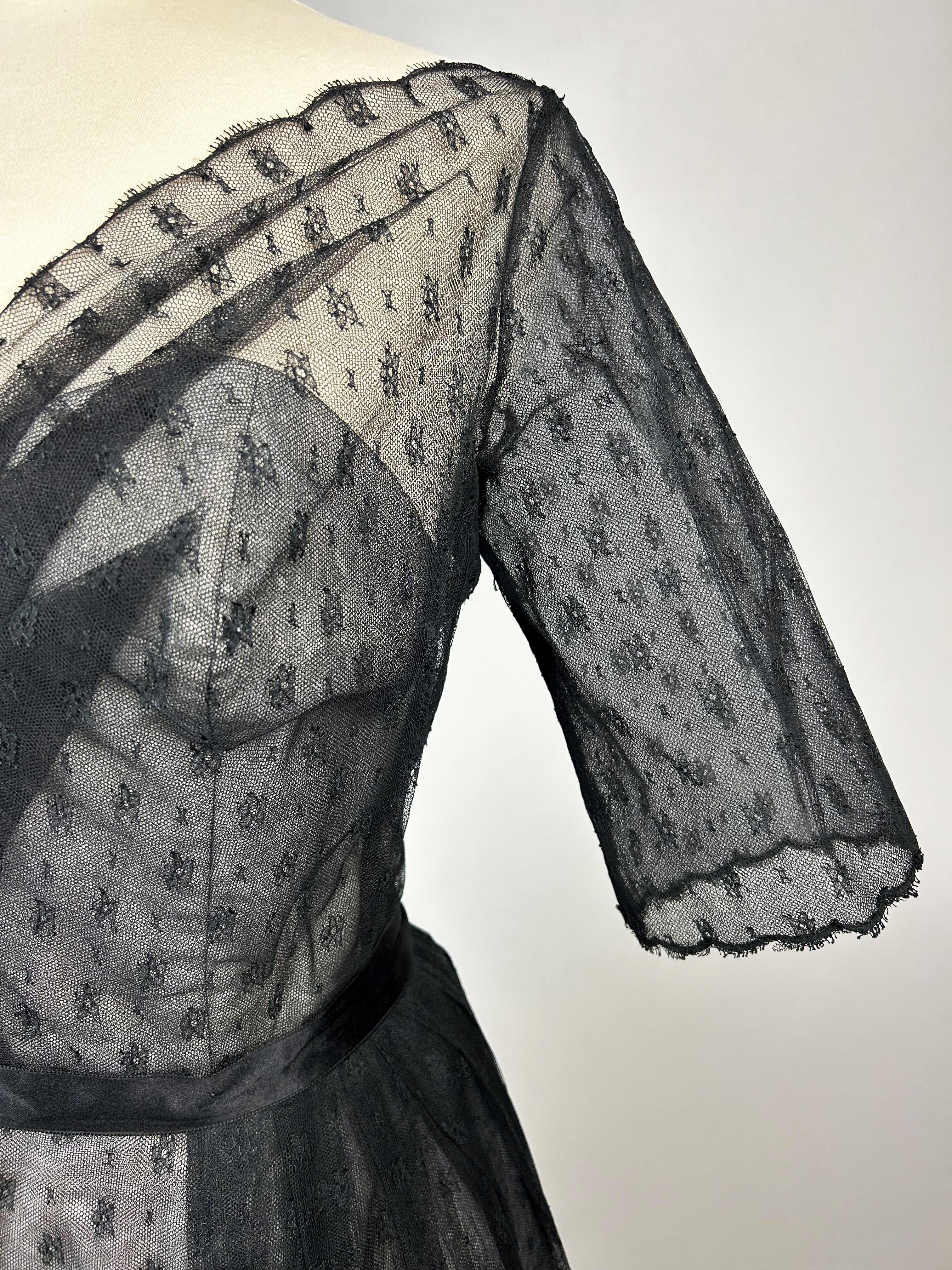 Christian Dior/Saint Laurent Couture Lace Dress (attributed to) Almaviva C.1960 13