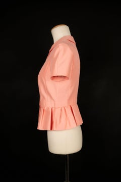Christian Dior Salmon Pink Wild Silk Jacket, 2009
