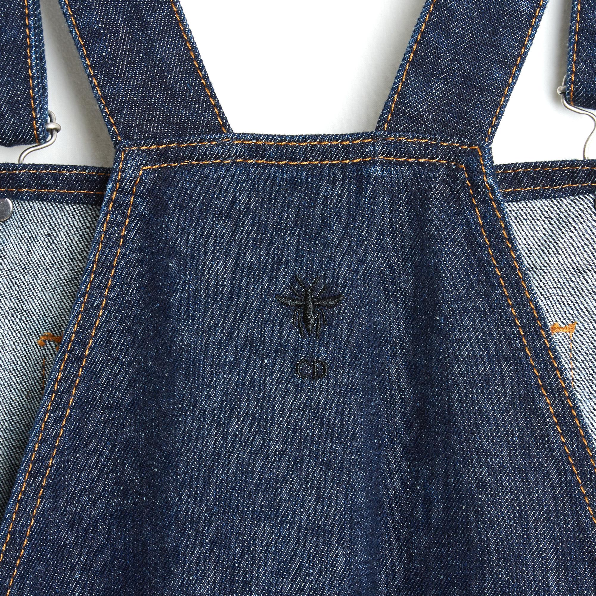 Christian Dior Salopette Jean FR38 Chiuri Denim Overalls Jumpsuit UK10 US8 New For Sale 2