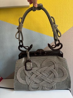 Christian Dior Samouraï 1947 Limited Edition Crocodile Bag by J. Galliano, 2007