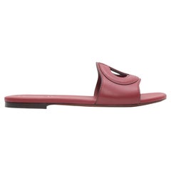 Christian Dior Scarlet Club Slide-Sandalen