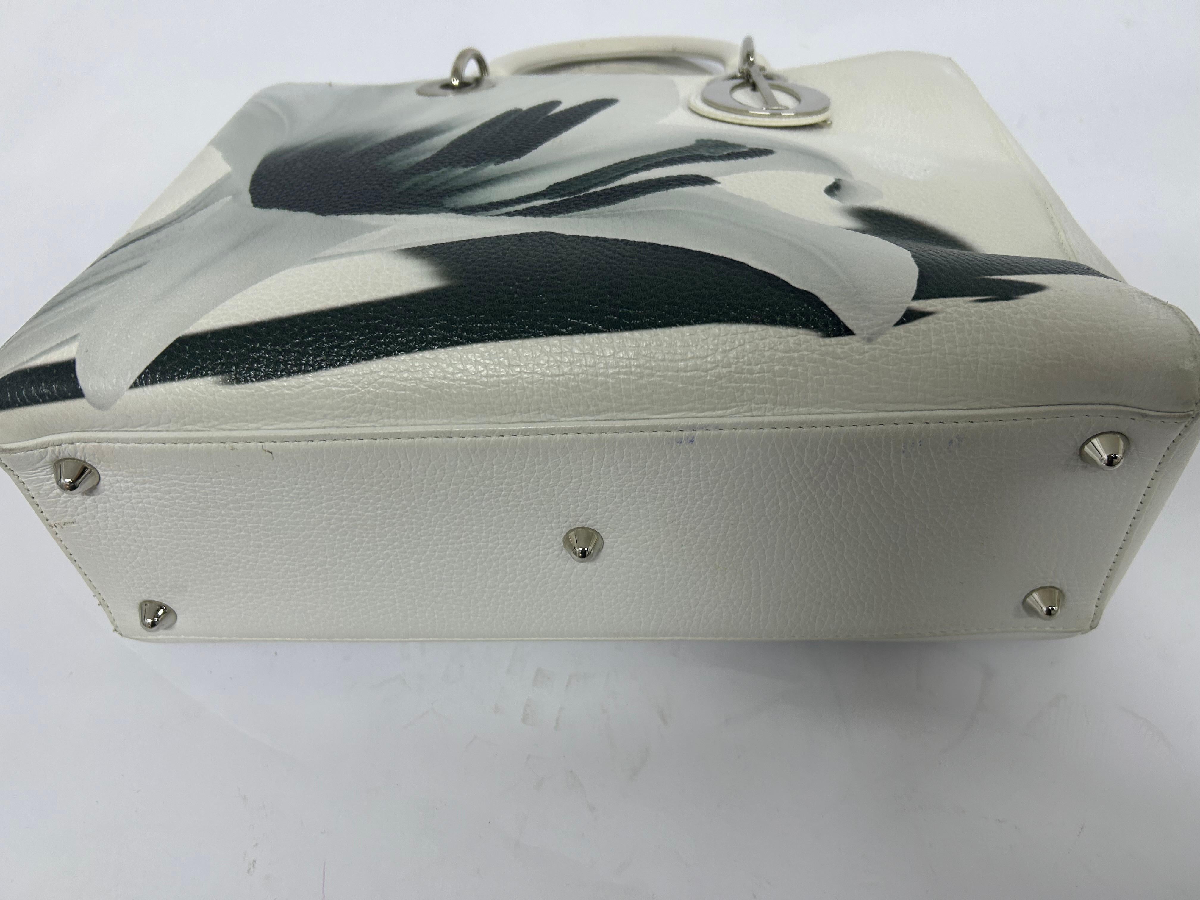 Christian Dior Secret Garden Large Lady Dior Bag For Sale 9