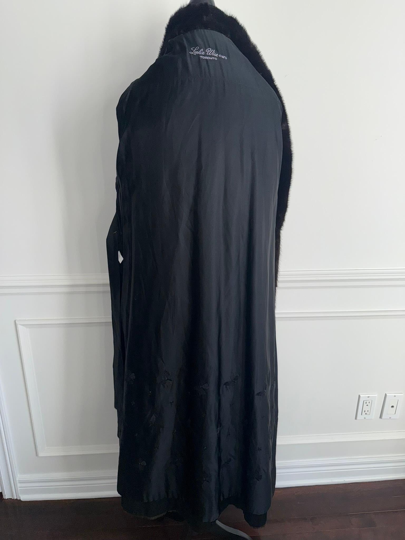 Manteau sectionnel en fourrure de vison Christian Dior taille 16/L en vente 7