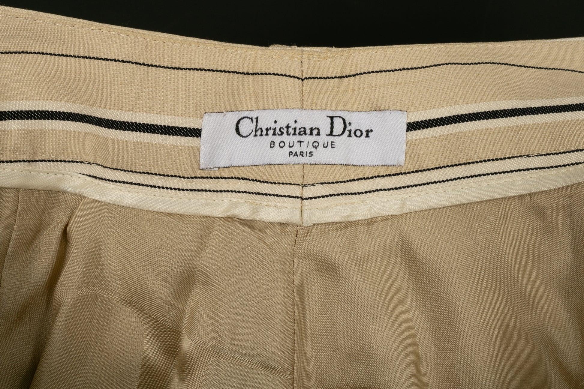 Christian Dior Set Composed of Coat and Pants For Sale 8