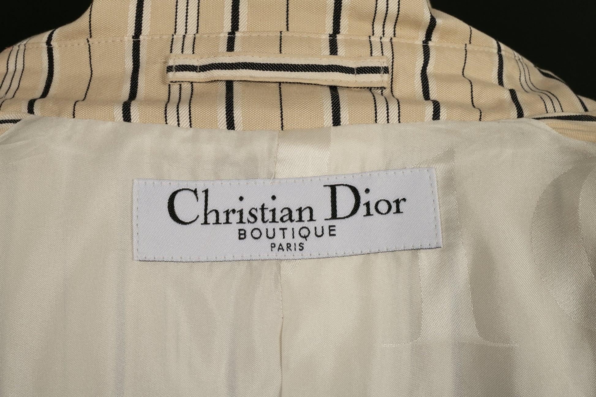 Set Christian Dior composto da cappotto e pantaloni in vendita 2