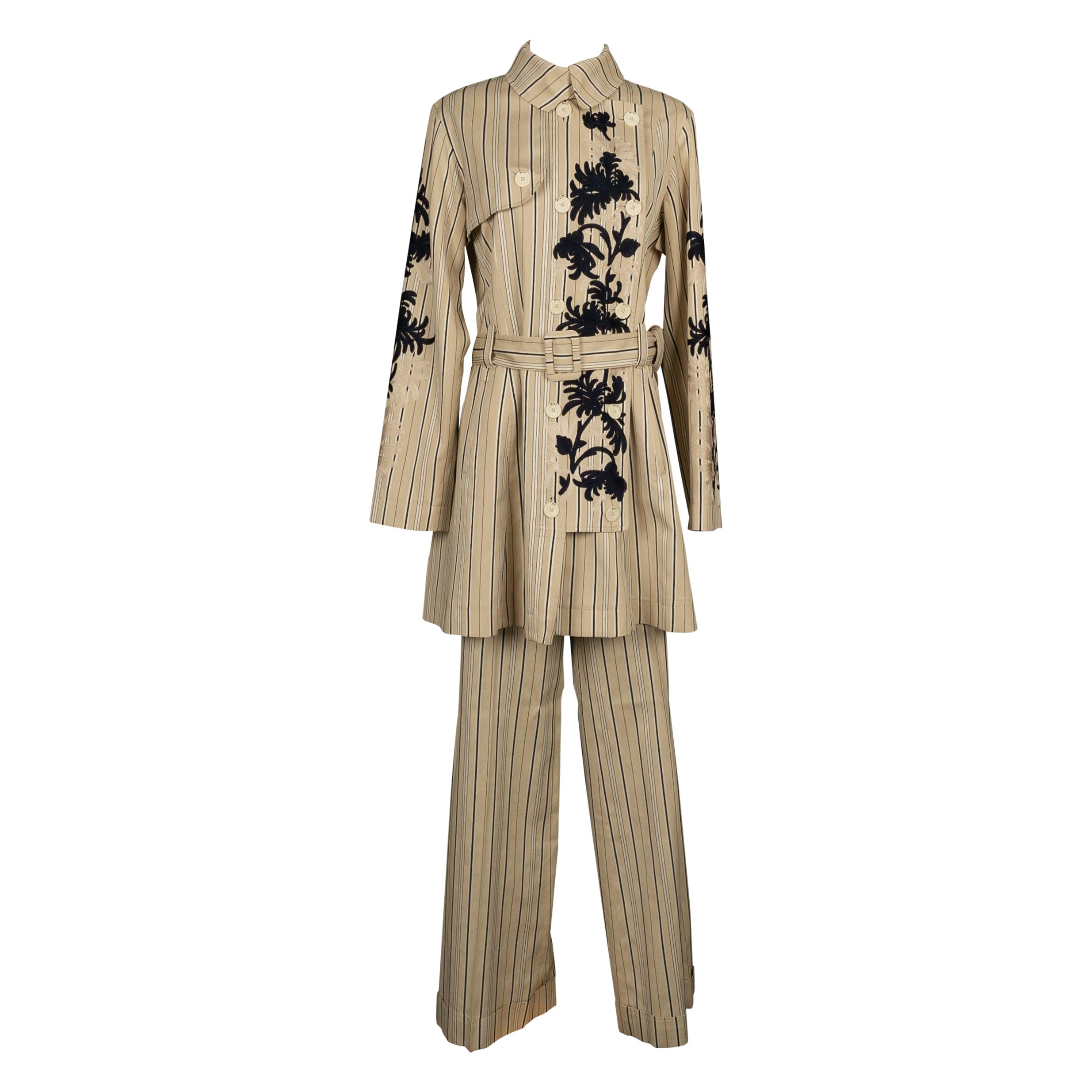 Christian Dior Set aus Mantel und Hose