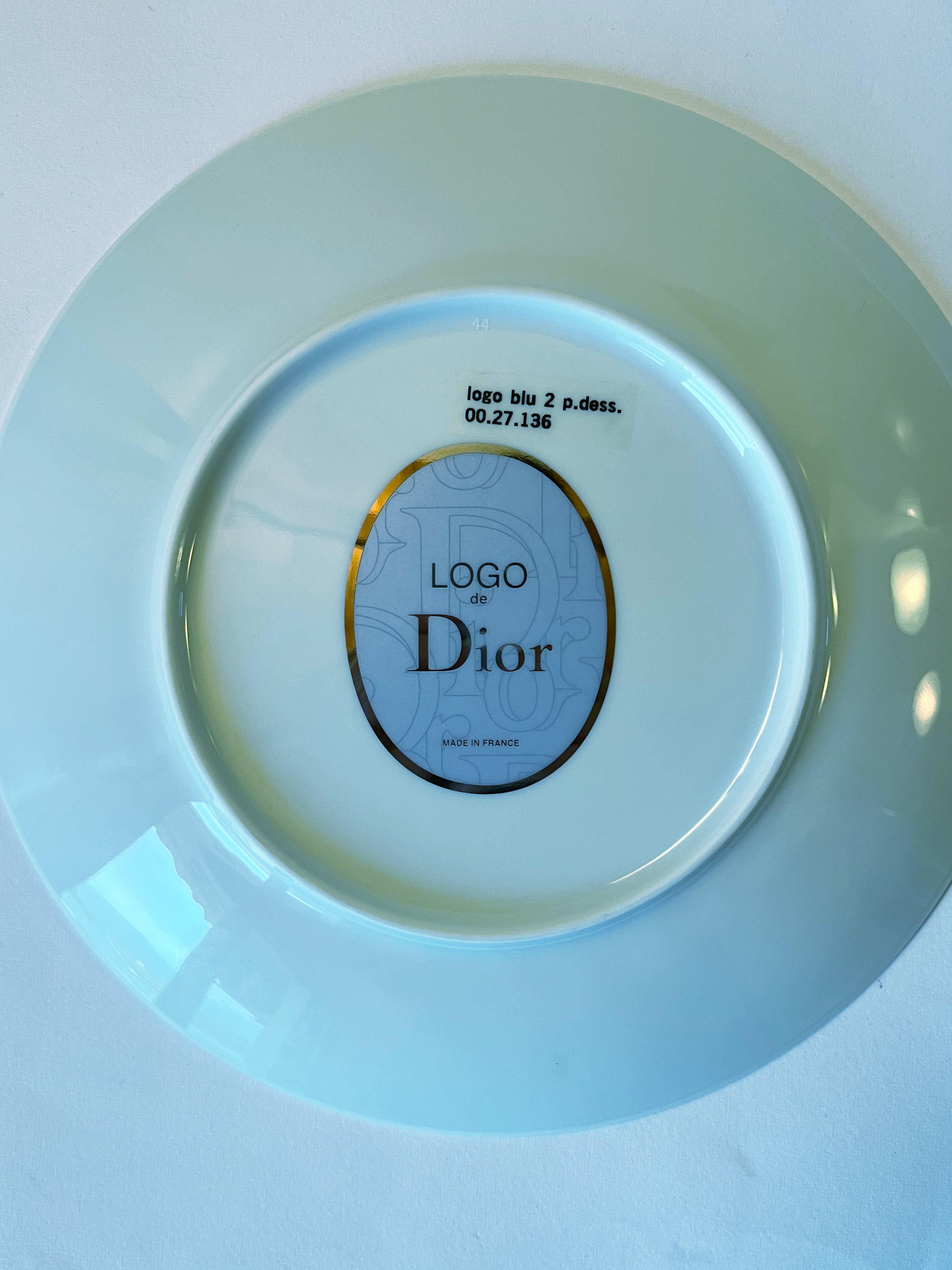 Christian Dior: 2er-Set Logo-Teller im Angebot 3