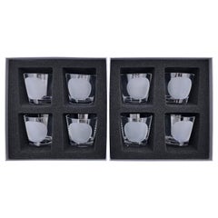 Christian Dior Set of Eight Tumbler or Double Old Fashioned Whisky Glasses