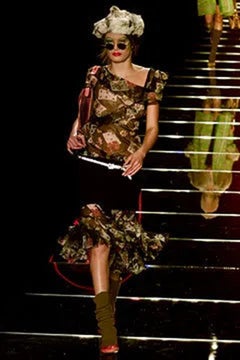 Conjunto de top y pantalón Christian Dior, 2002