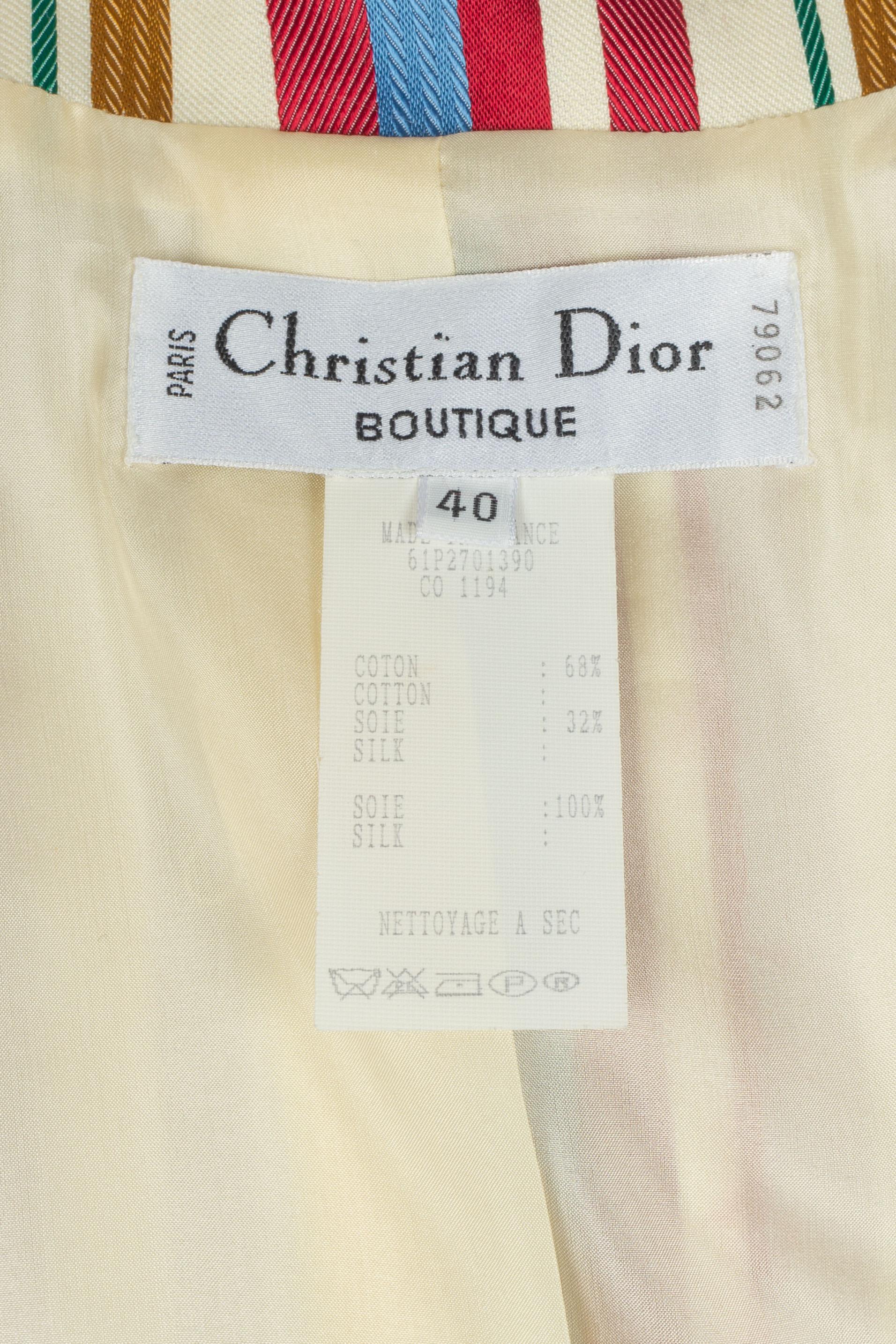 Ensemble Christian Dior d'été 1996 en vente 9