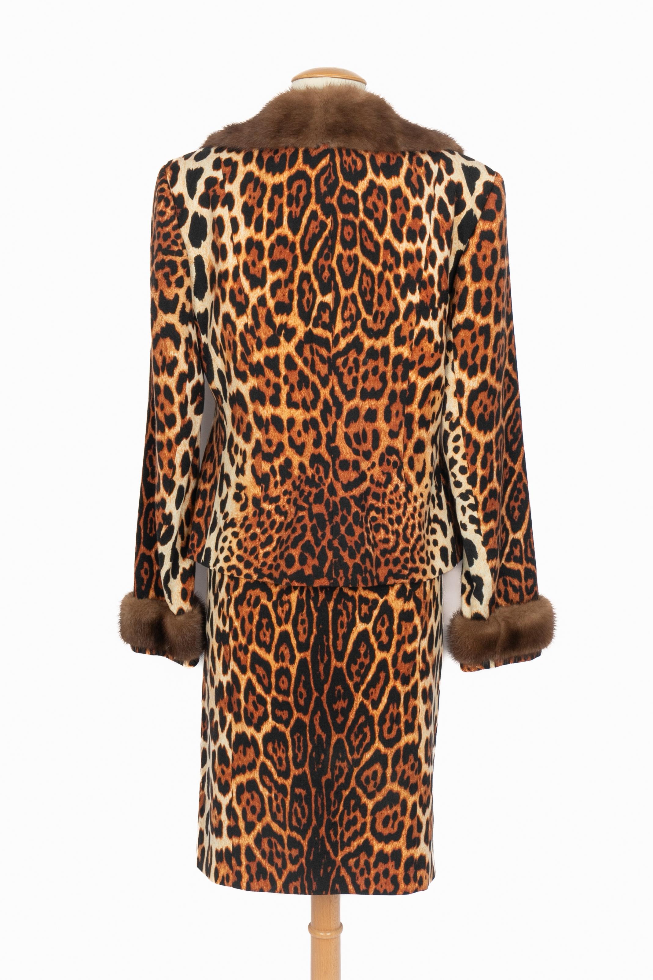 Marrone Set Christian Dior inverno 2004 in vendita