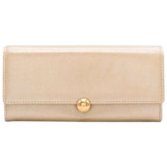 Christian Dior Shimmery Leather Bi-Fold Wallet