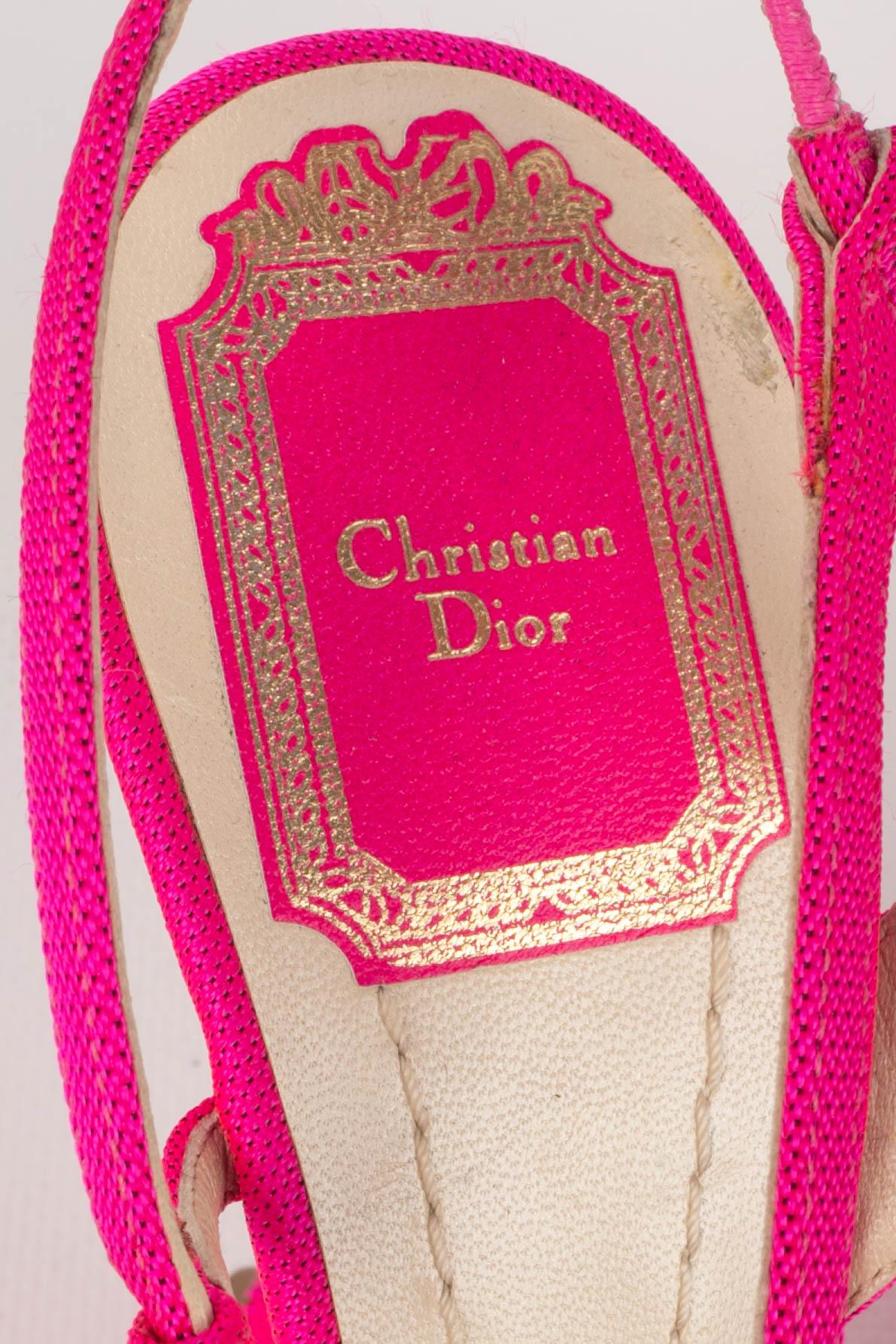 Christian Dior Schuhe im Zustand „Gut“ im Angebot in SAINT-OUEN-SUR-SEINE, FR