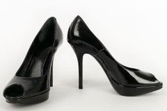 Christian Dior Shoes in Black Patent Leather Pumps