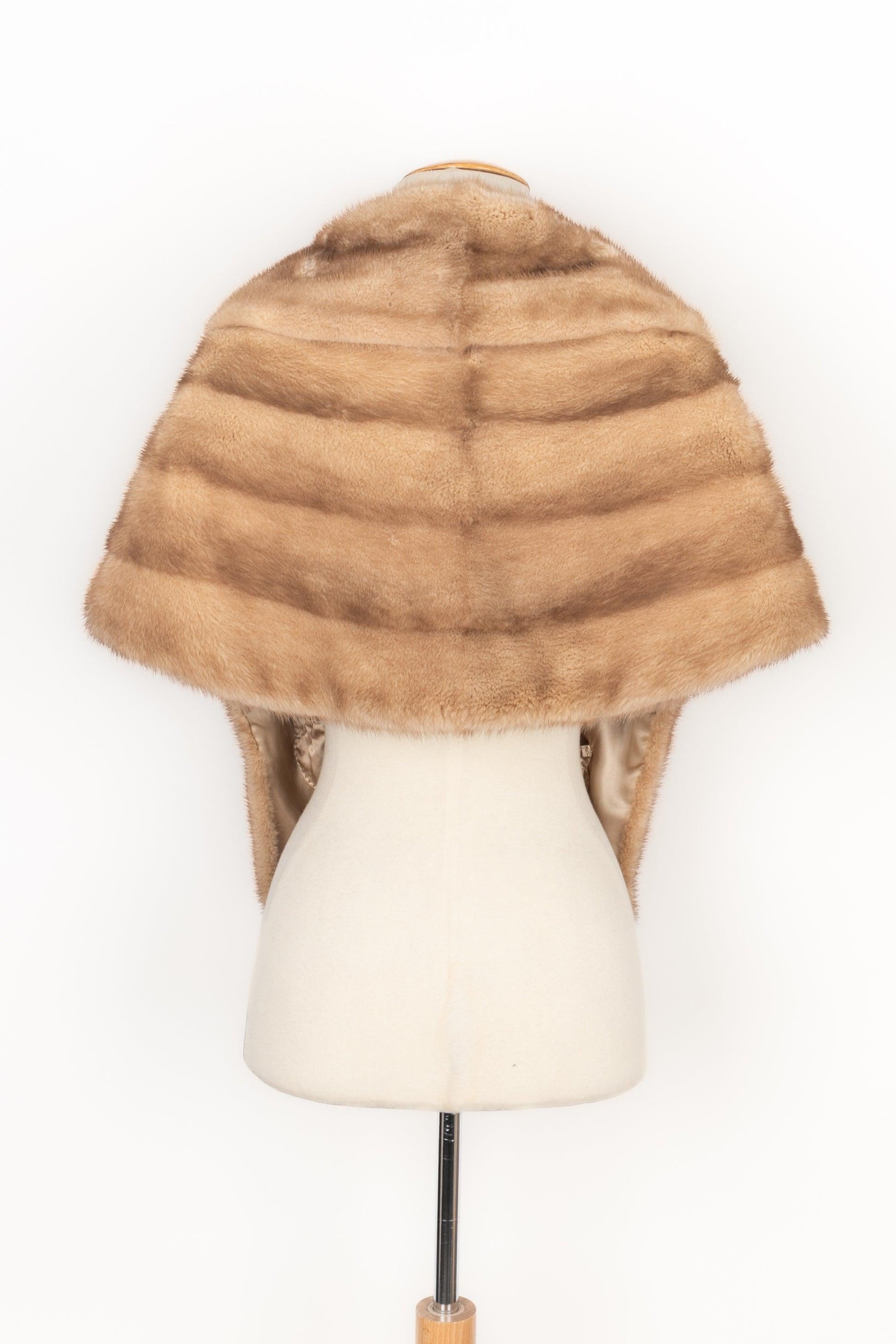 Brown Christian Dior Short Mink Fur Jacket, 2005