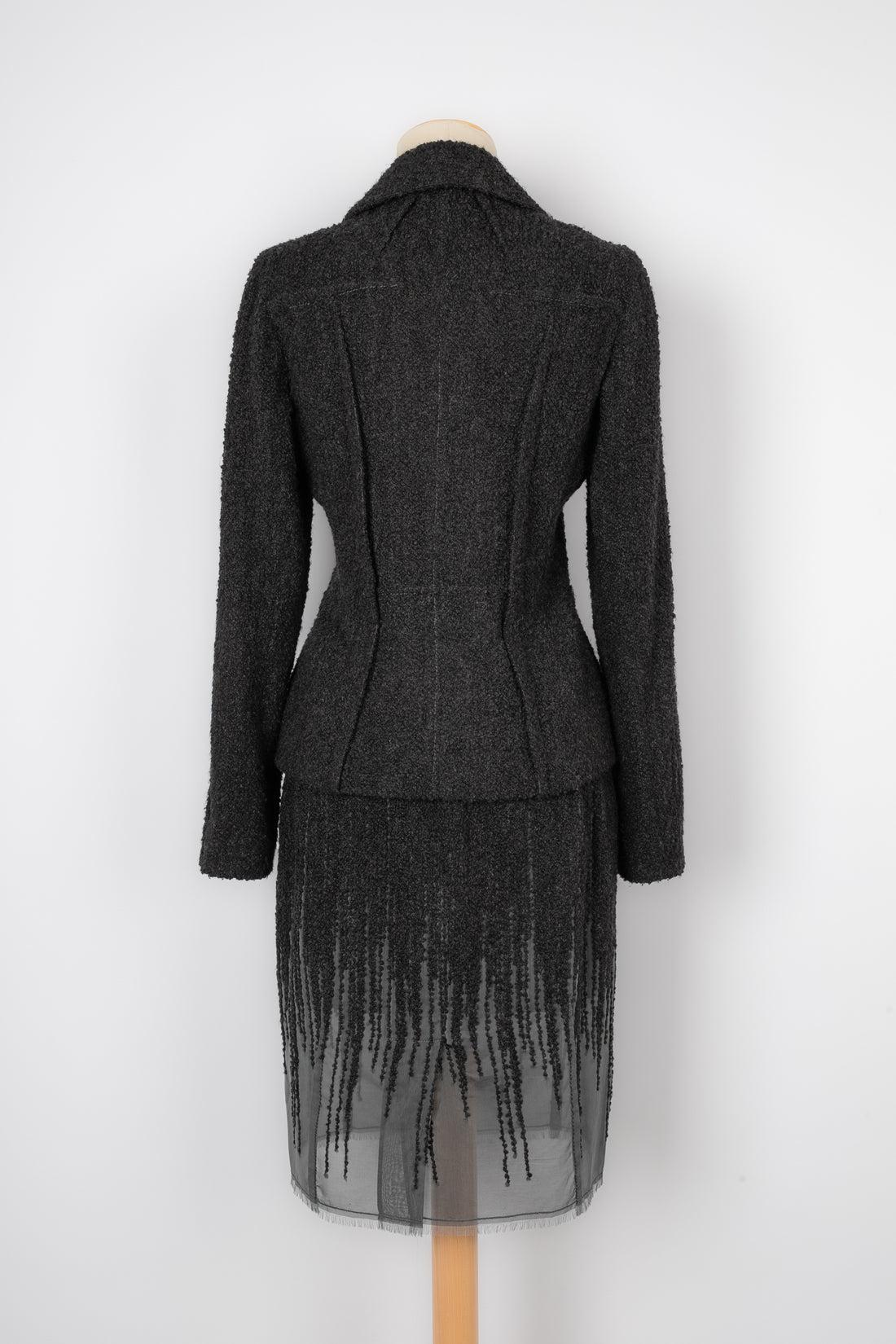 Christian Dior Set in seta e lana mista In condizioni buone in vendita a SAINT-OUEN-SUR-SEINE, FR