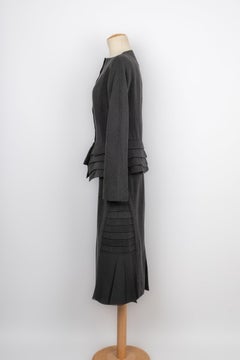Christian Dior Silk and Wool Haute Couture Set