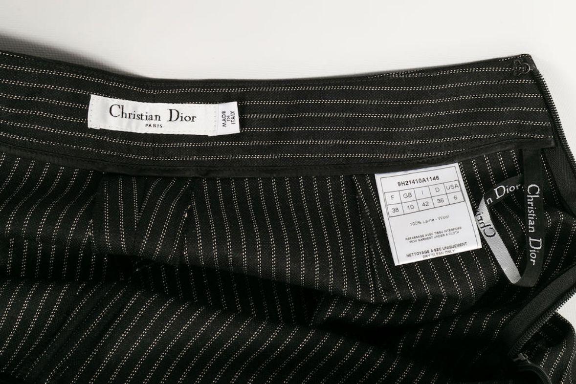 Christian Dior Anzug Ensemble aus Seide und Wolle im Angebot 7
