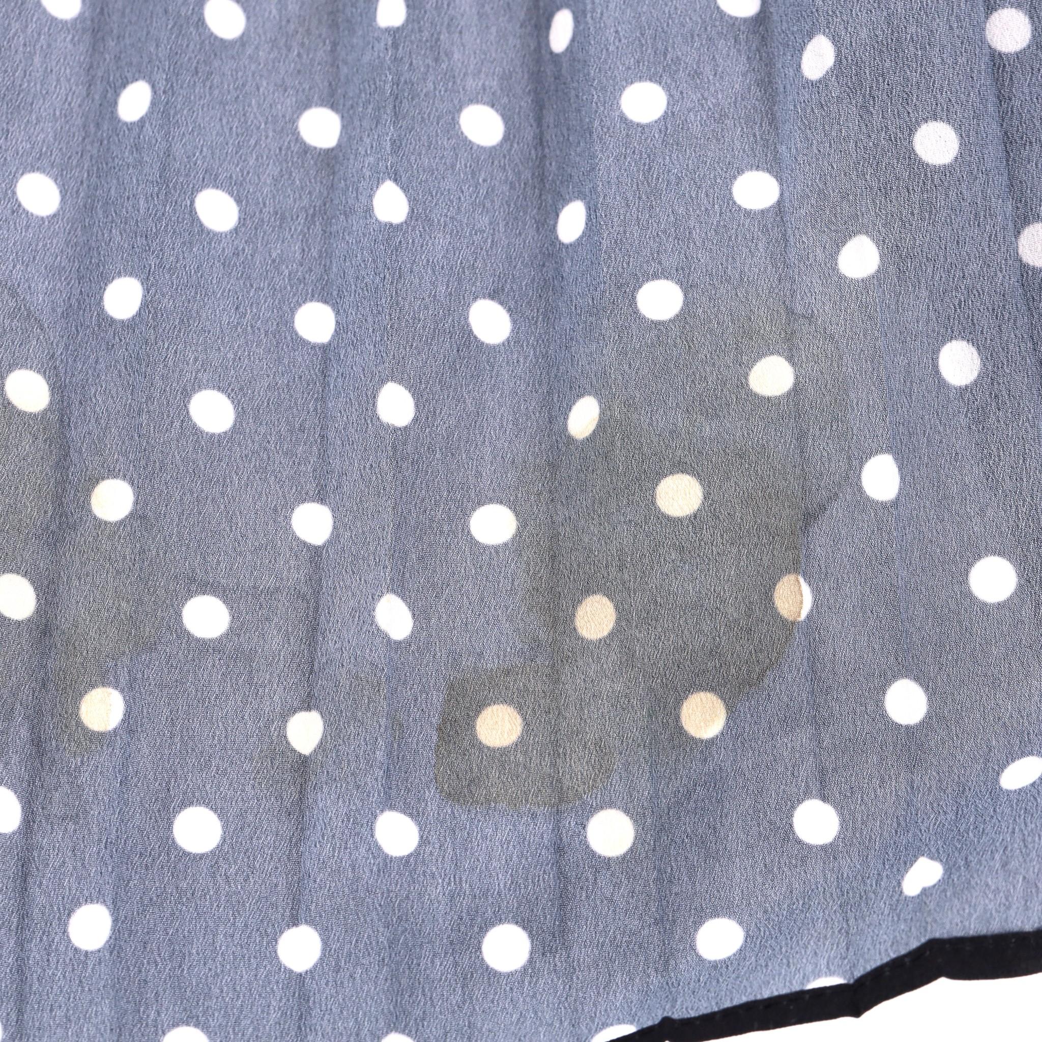Christian Dior Silk Blend Polka-Dot Shirt Dress 6