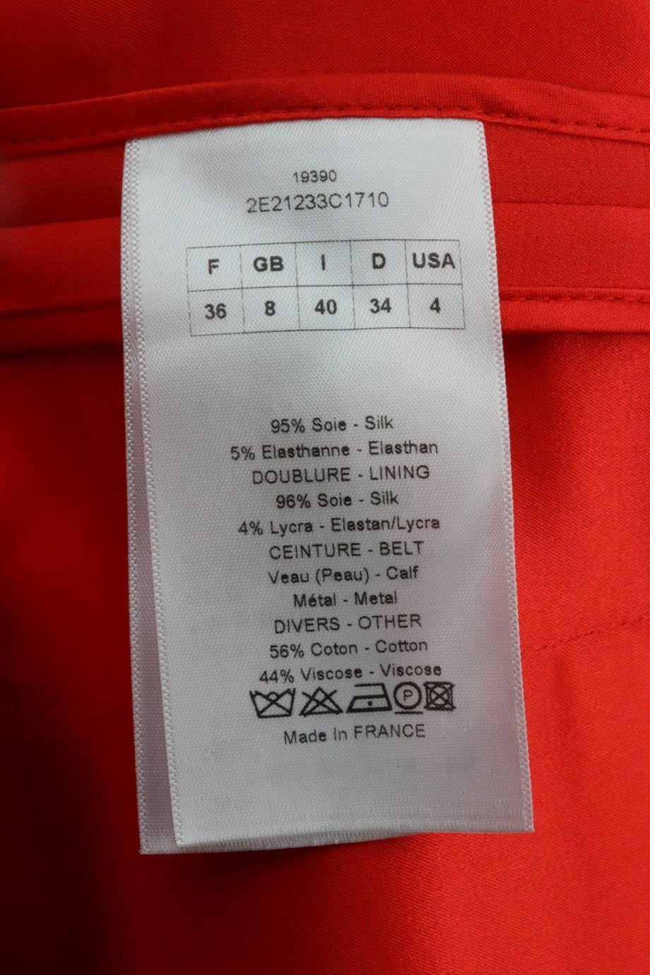 Christian Dior Gilet a portafoglio in misto seta Fr 36 UK 8 In condizioni ottime a London, GB