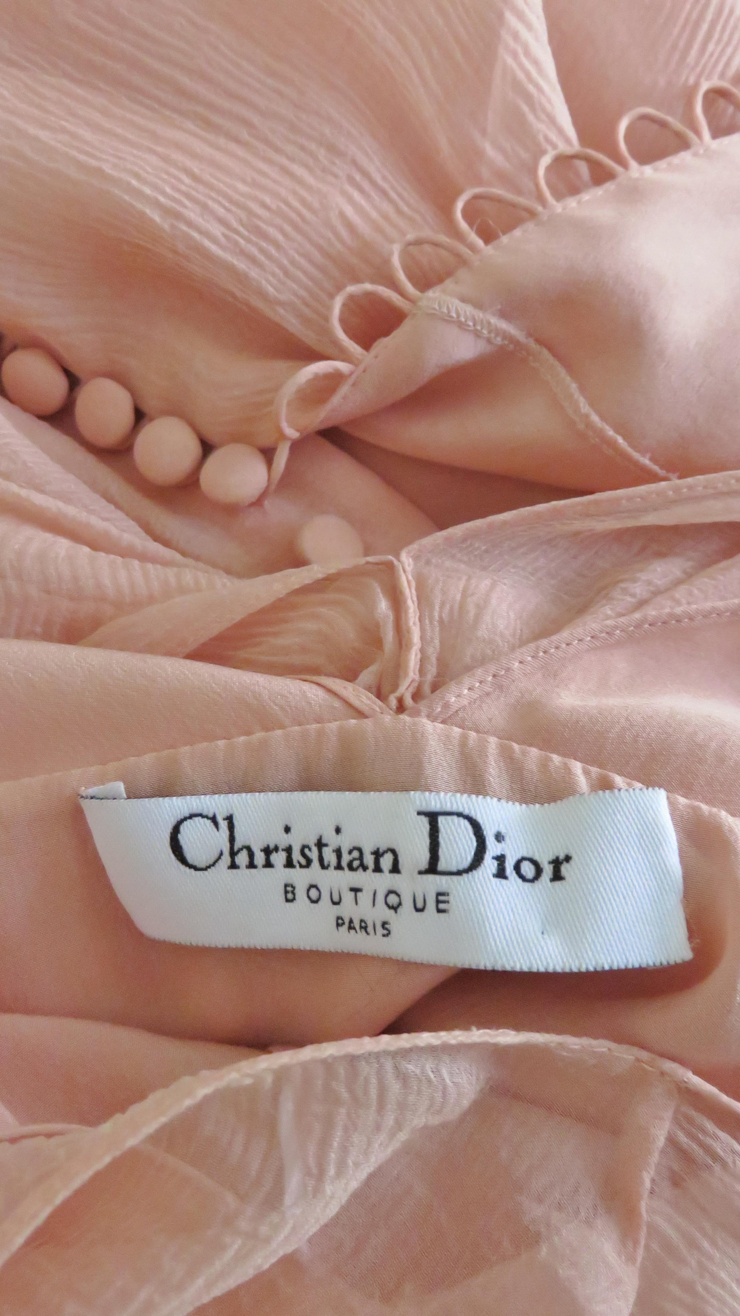  John Galliano for Christian Dior Silk Dress 10