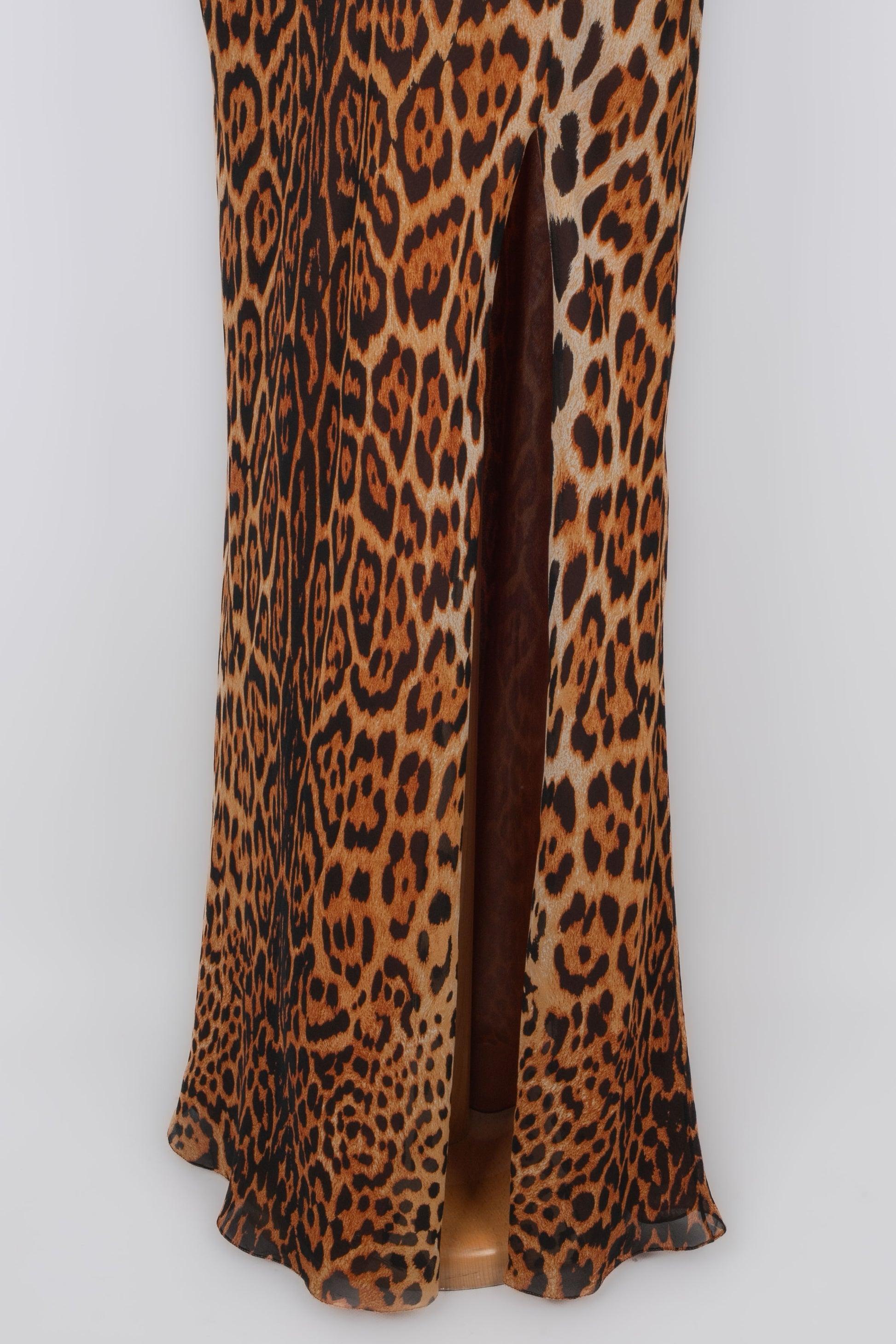 Christian Dior Silk Dress with Animal Prints, 2004 3