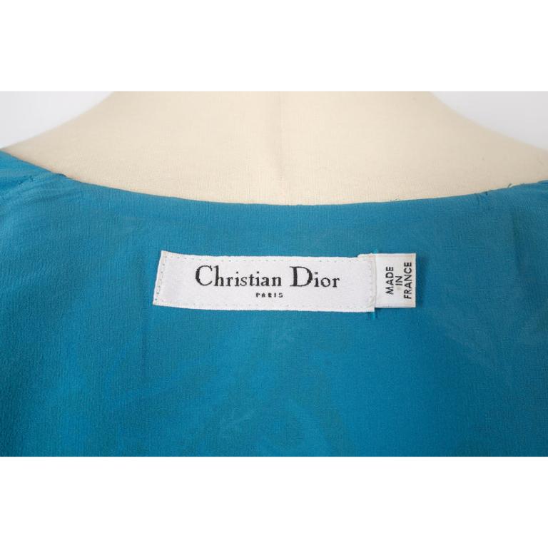 Christian Dior Silk Jacket with Costume Pearls and Rhinestones, 2008 For Sale 3