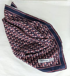 Christian Dior - Écharpe en soie avec logo