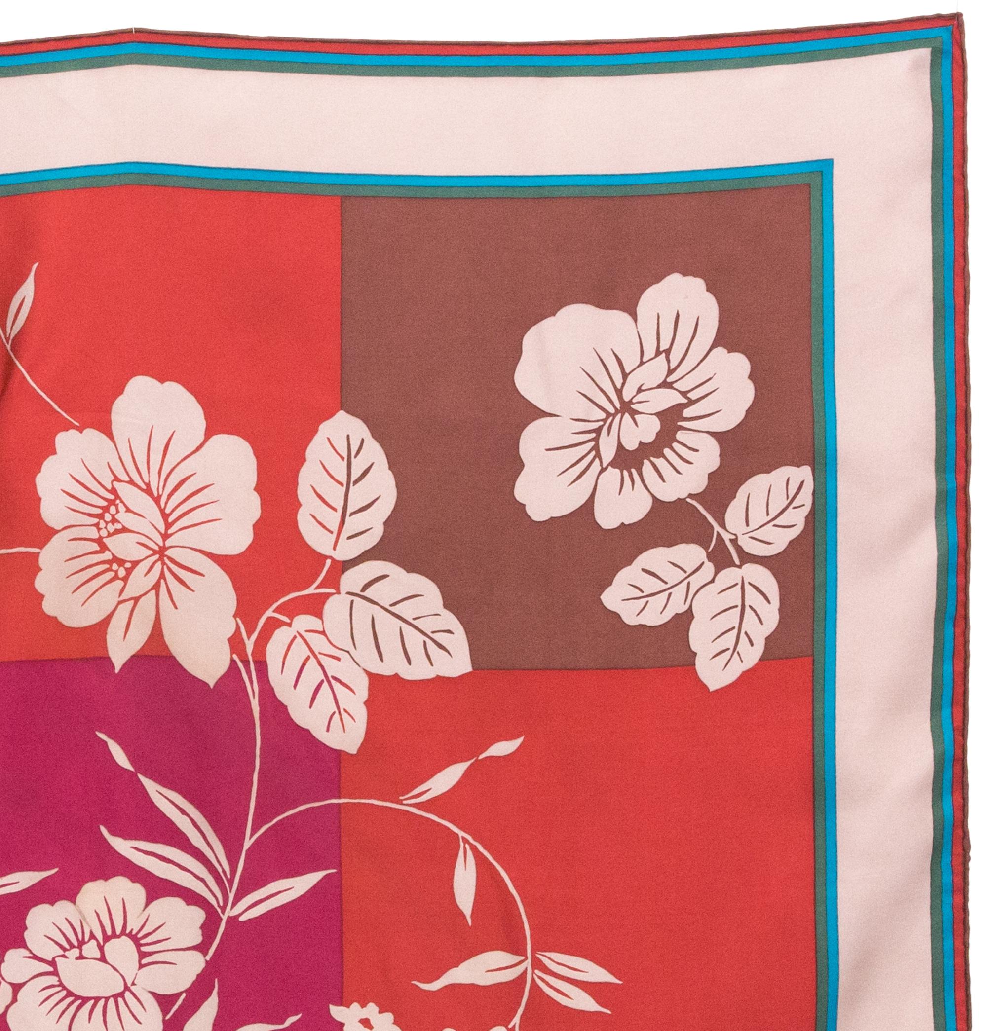 Pink Christian Dior Silk Scarf