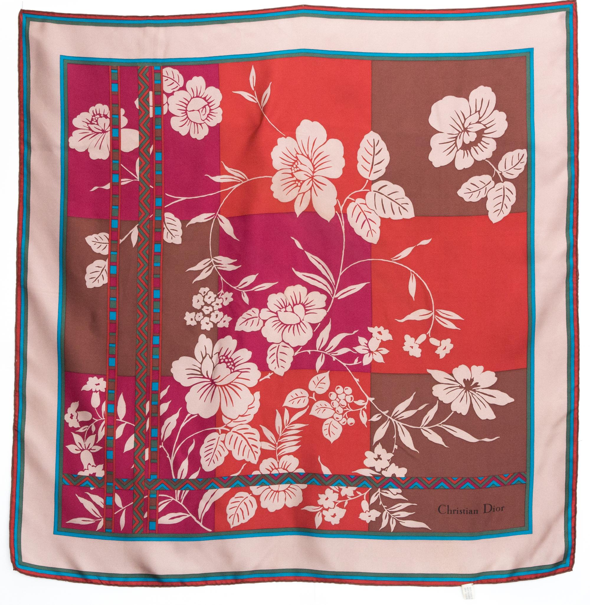 Christian Dior Silk Scarf 1