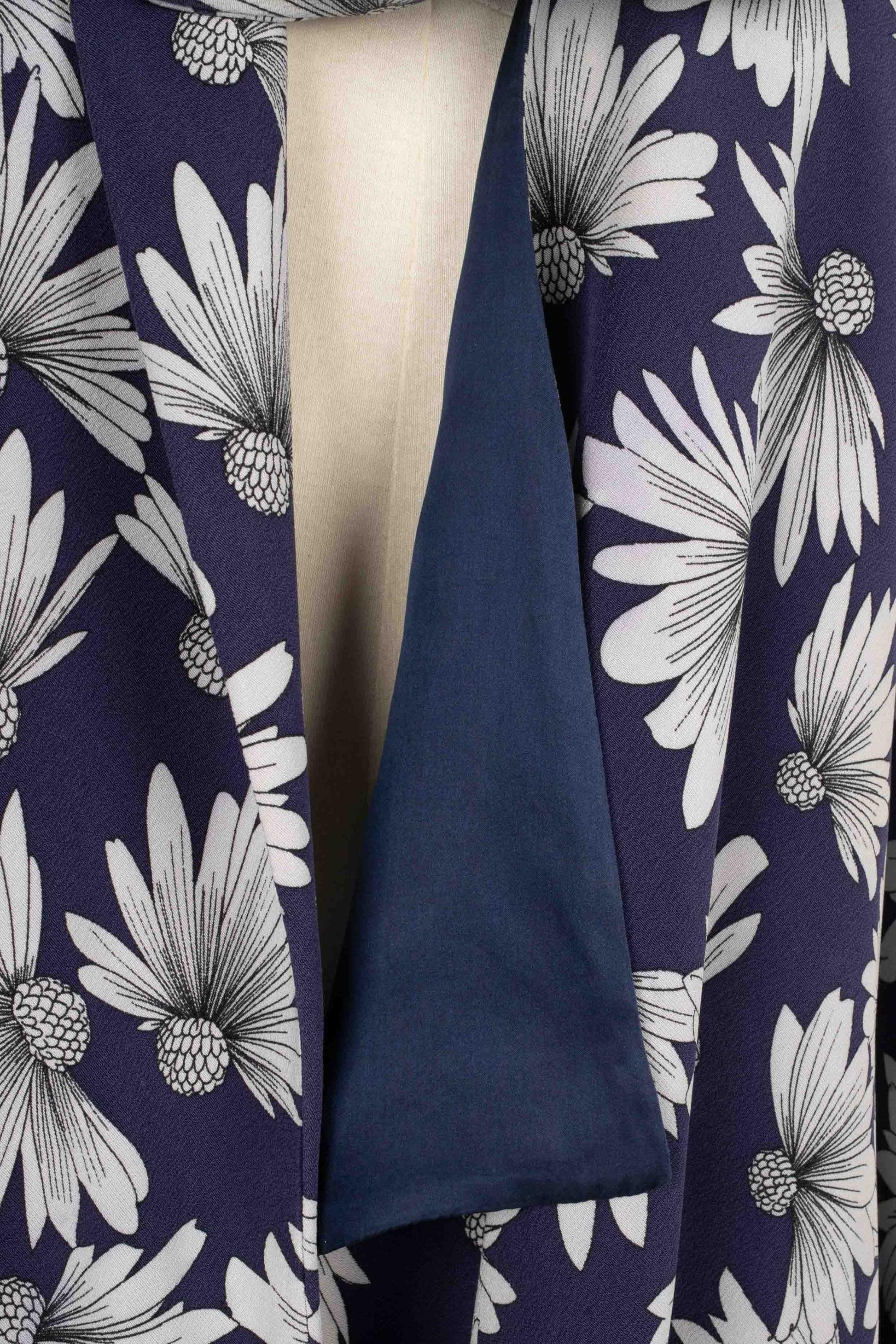 Ensemble en soie Christian Dior avec motif de fleurs, 1998 en vente 7