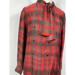 Christian Dior Silk Shirt in Orange