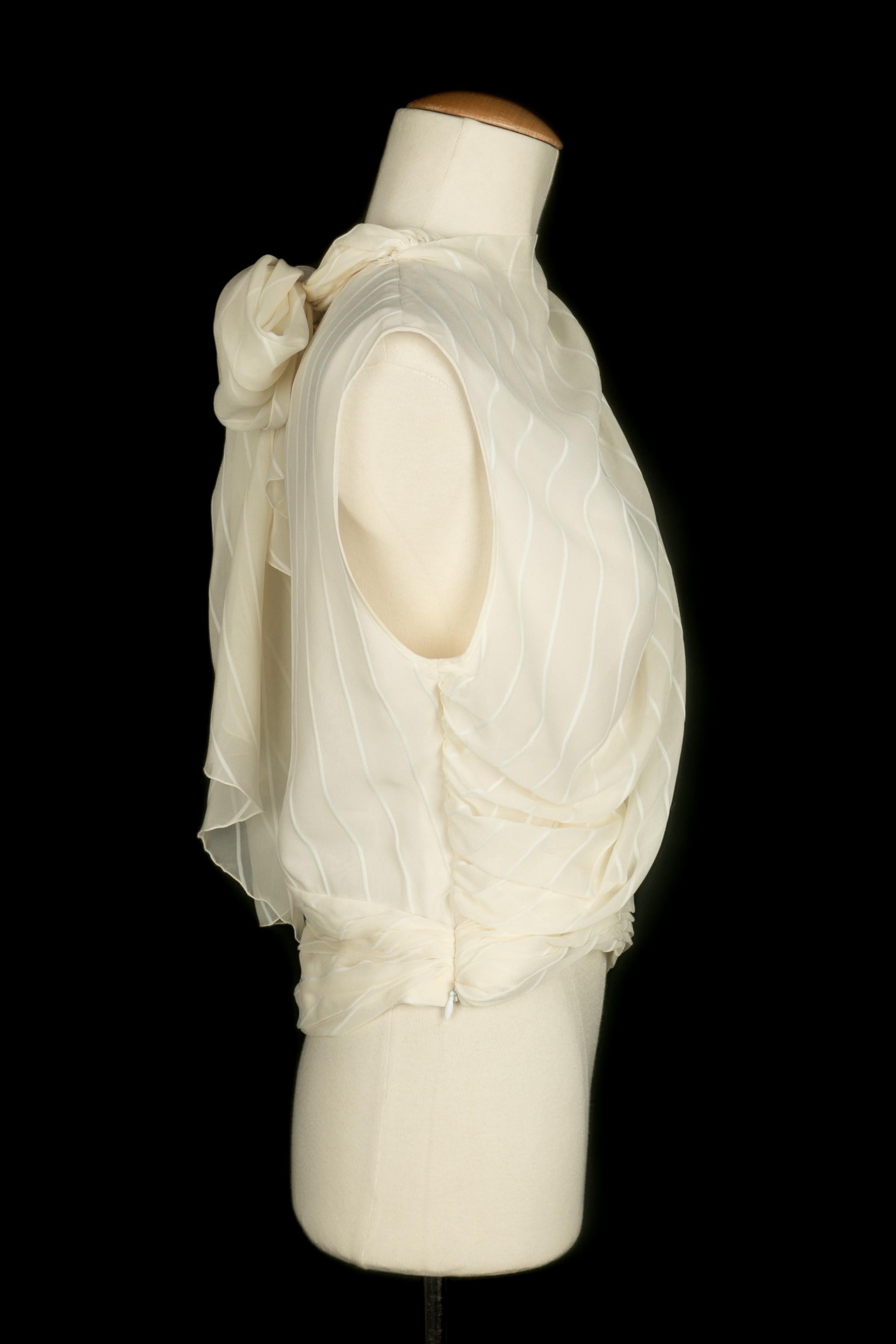 Top de seda Christian Dior en Excelente estado para la venta en SAINT-OUEN-SUR-SEINE, FR