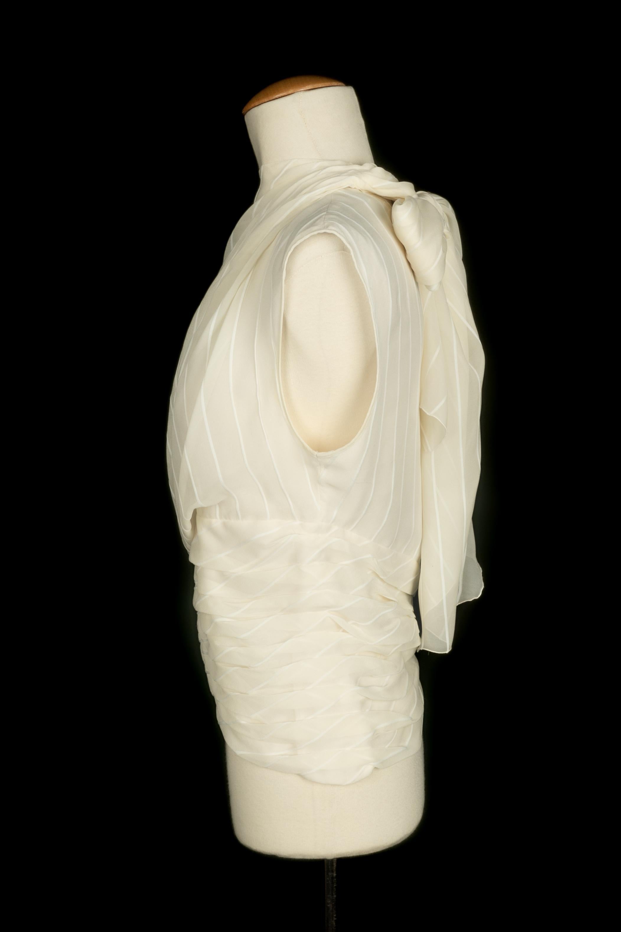 Top de seda Christian Dior en venta 1
