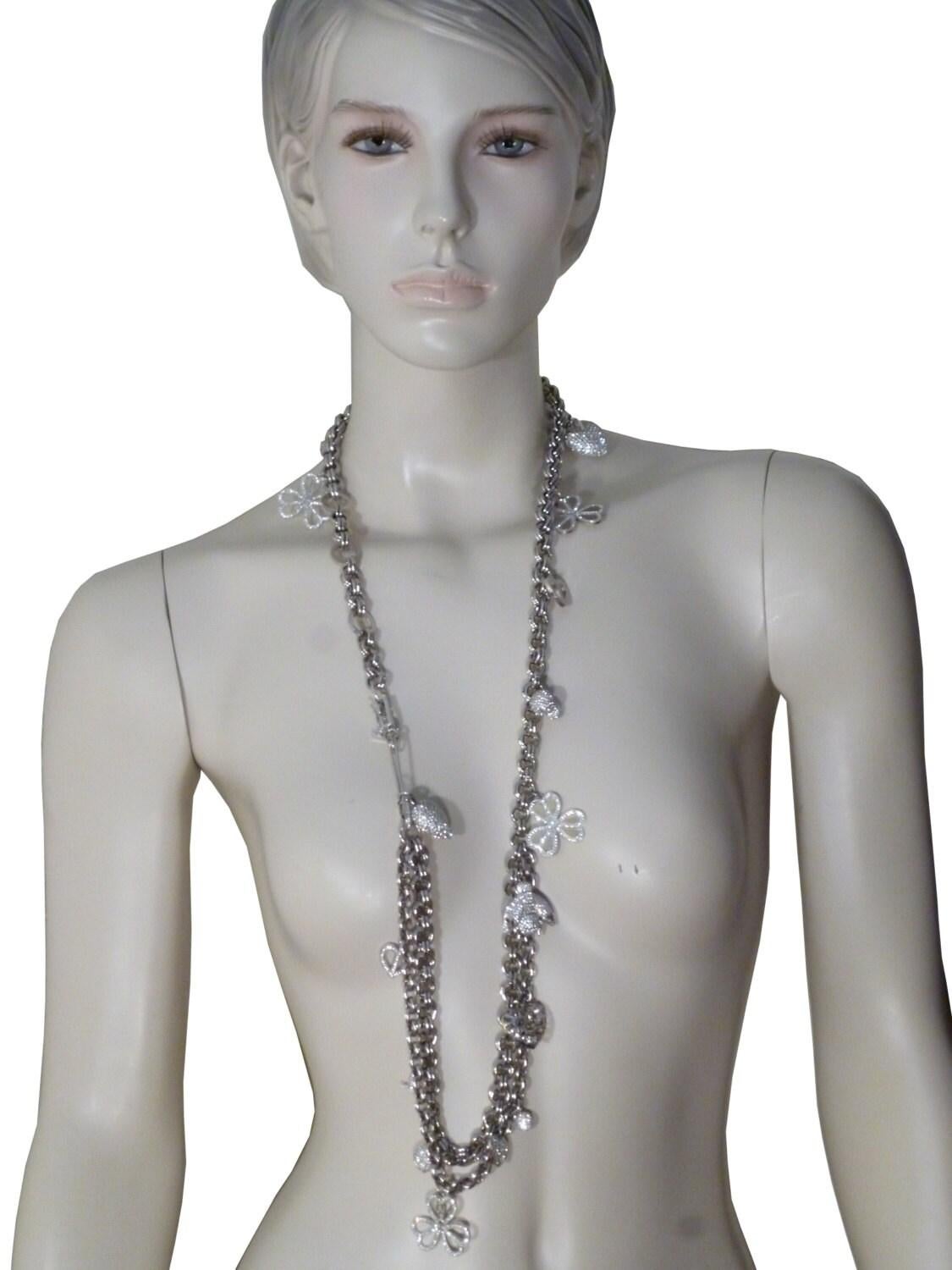 belt silver necklace