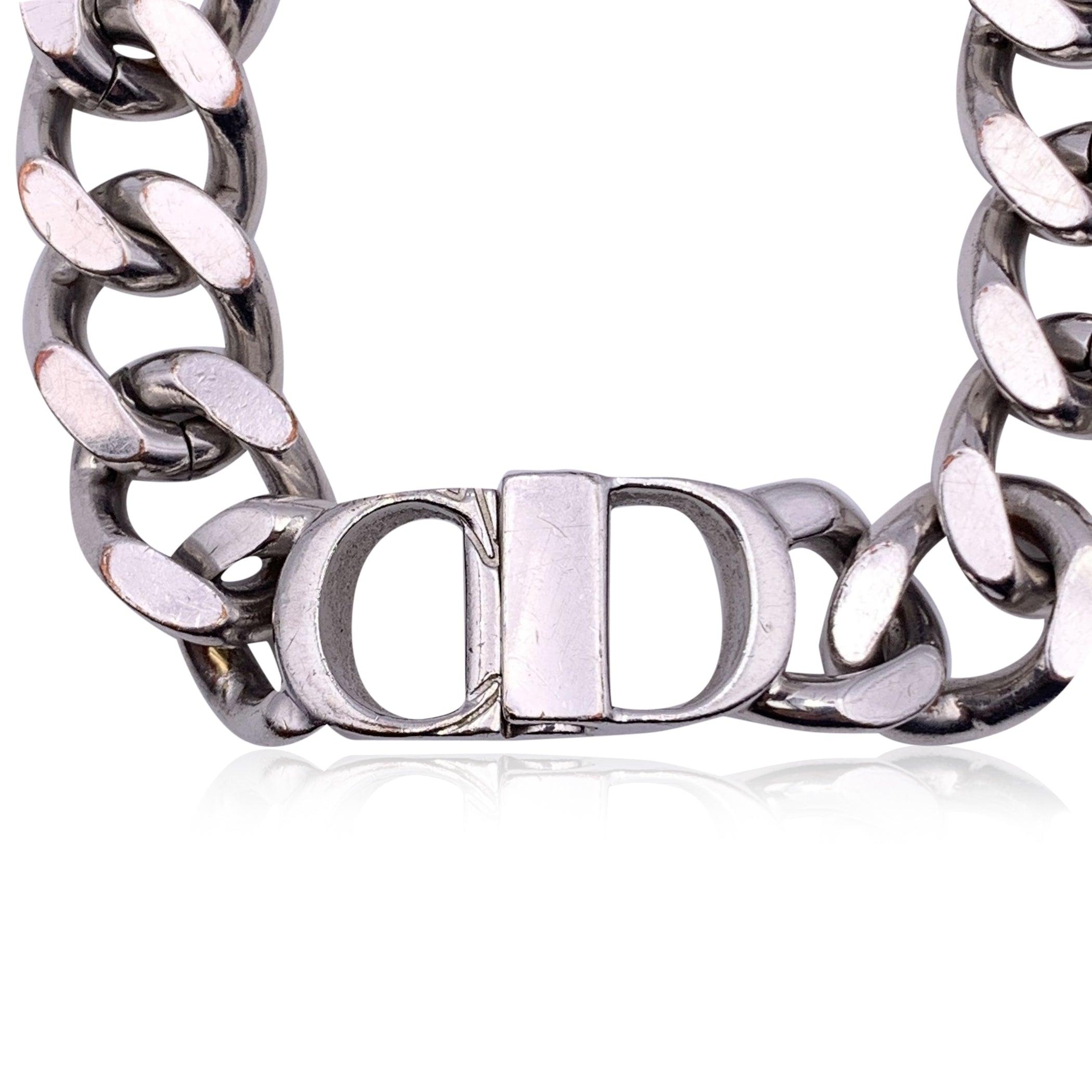 Christian Dior Silver Patent Leather Dior J'Adiore Mini Flap