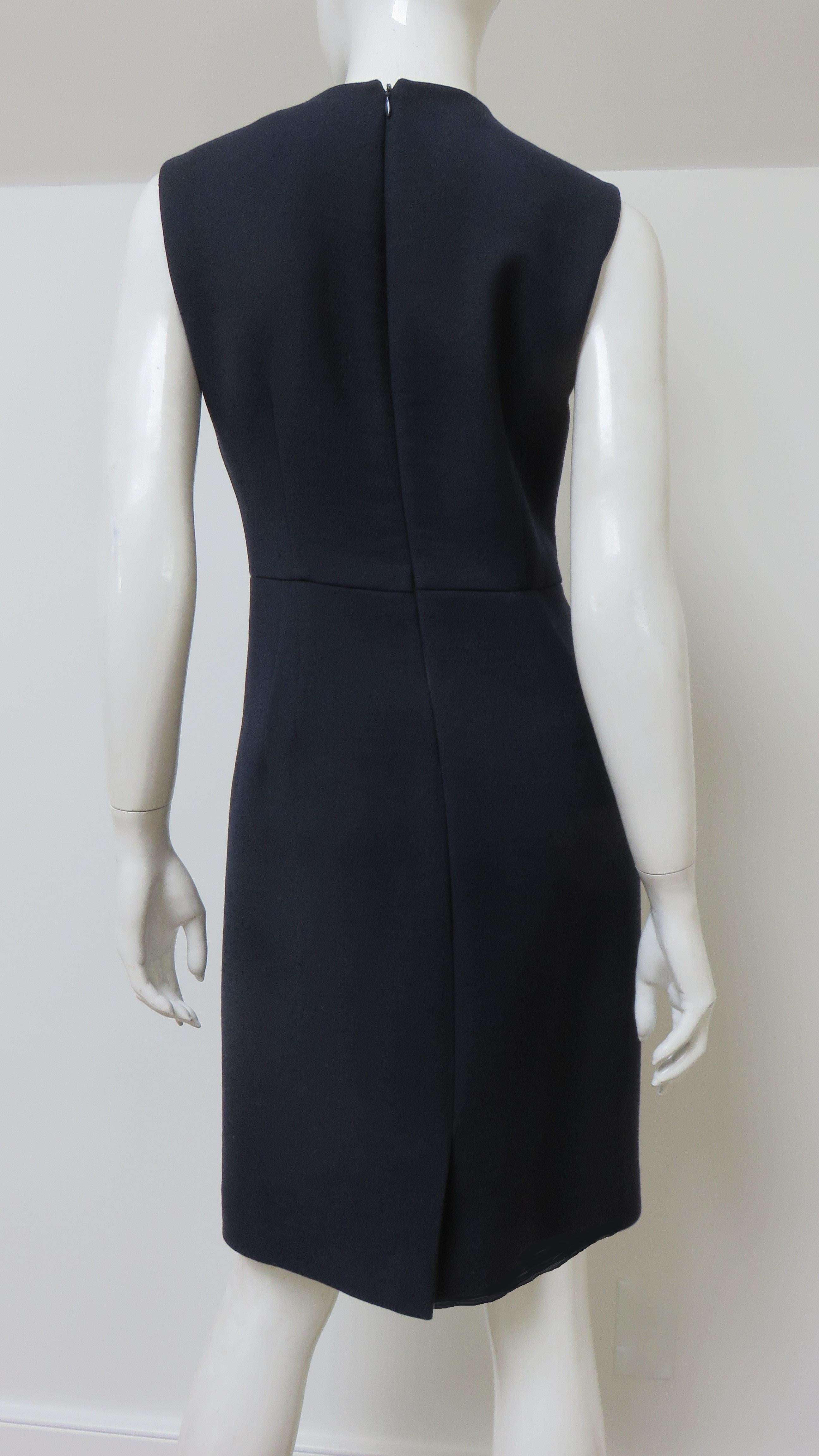 Christian Dior Silver Metal Cut out Dress For Sale 6