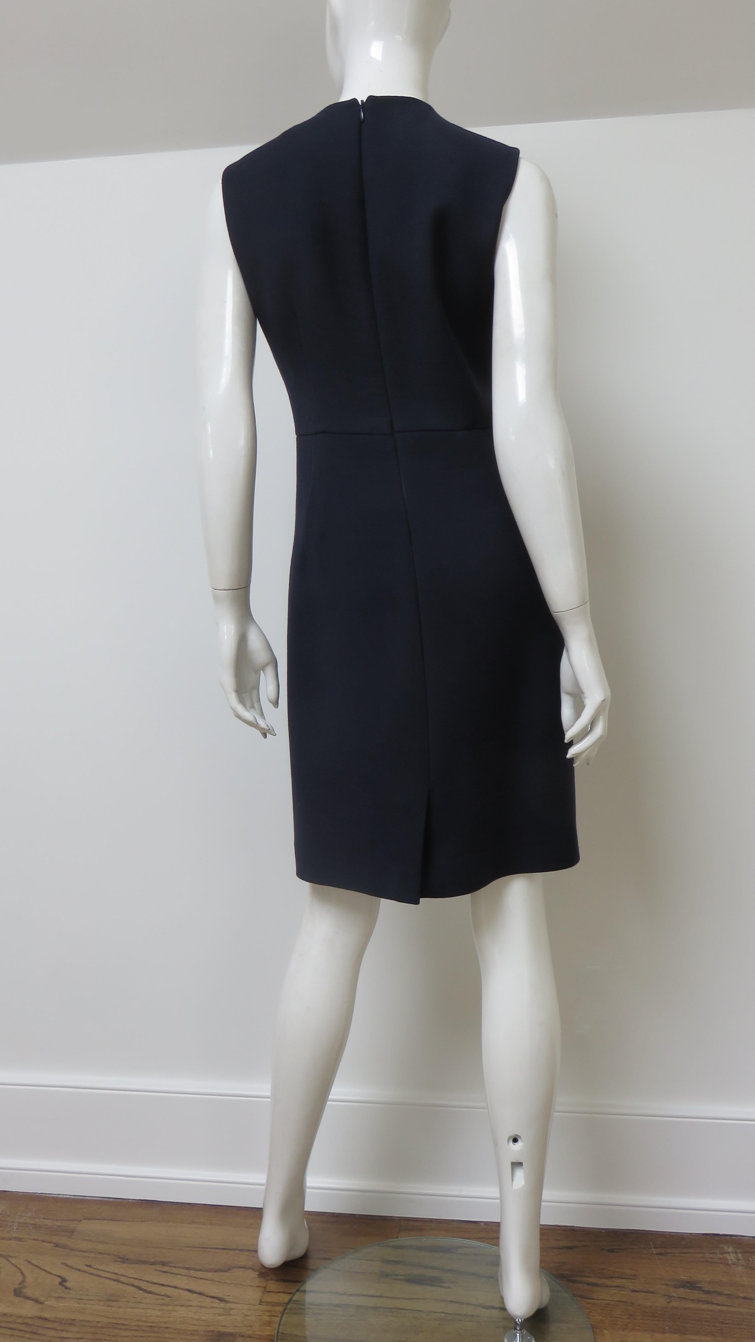Christian Dior Silver Metal Cut out Dress For Sale 8