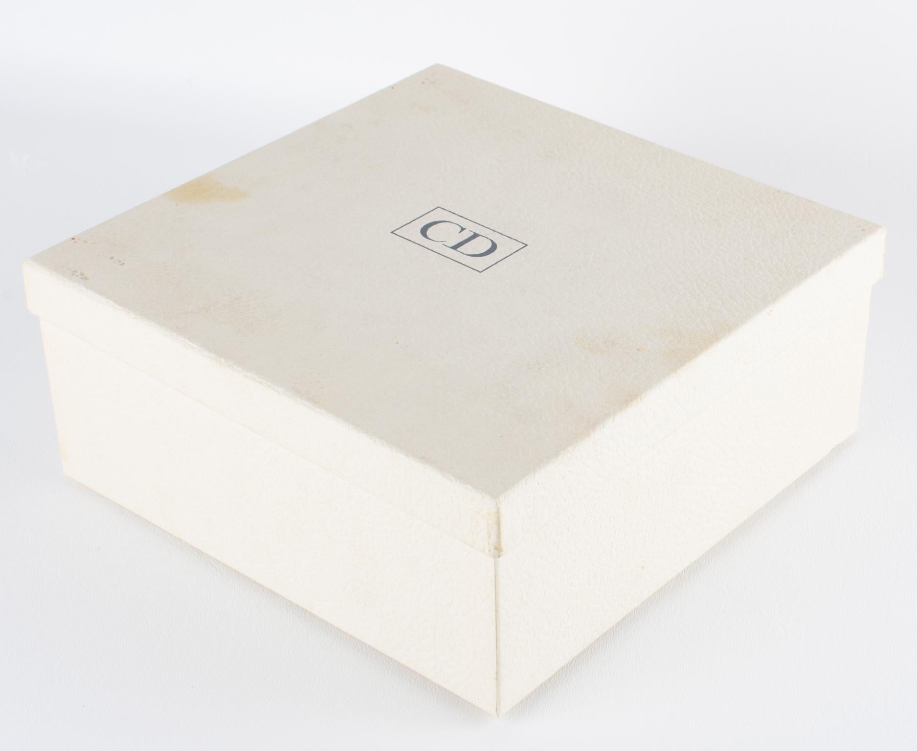 Christian Dior, piatto d'argento e ciotola di caviale in cristallo, circa 1980 in vendita 9