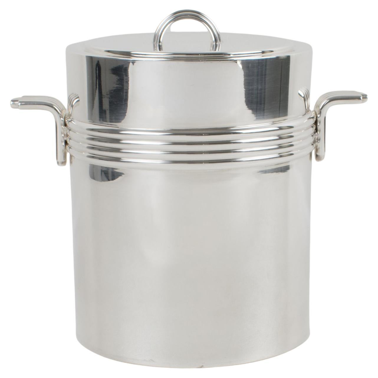Christian Dior Silver Plate Ice Bucket Cooler