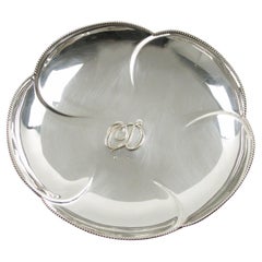 Vintage Christian Dior Silver Plate Ring Holder Centerpiece Bowl