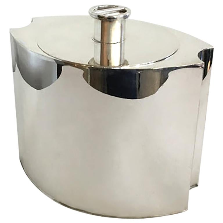 Christian Dior Silver Plated Ice Bucket For Sale