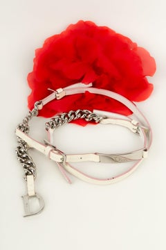 Christian Dior Silver-plated Metal Adjustable Belt