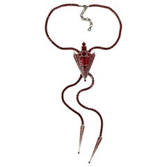 Christian Dior Silver-Plated Metal Necklace by Scemama