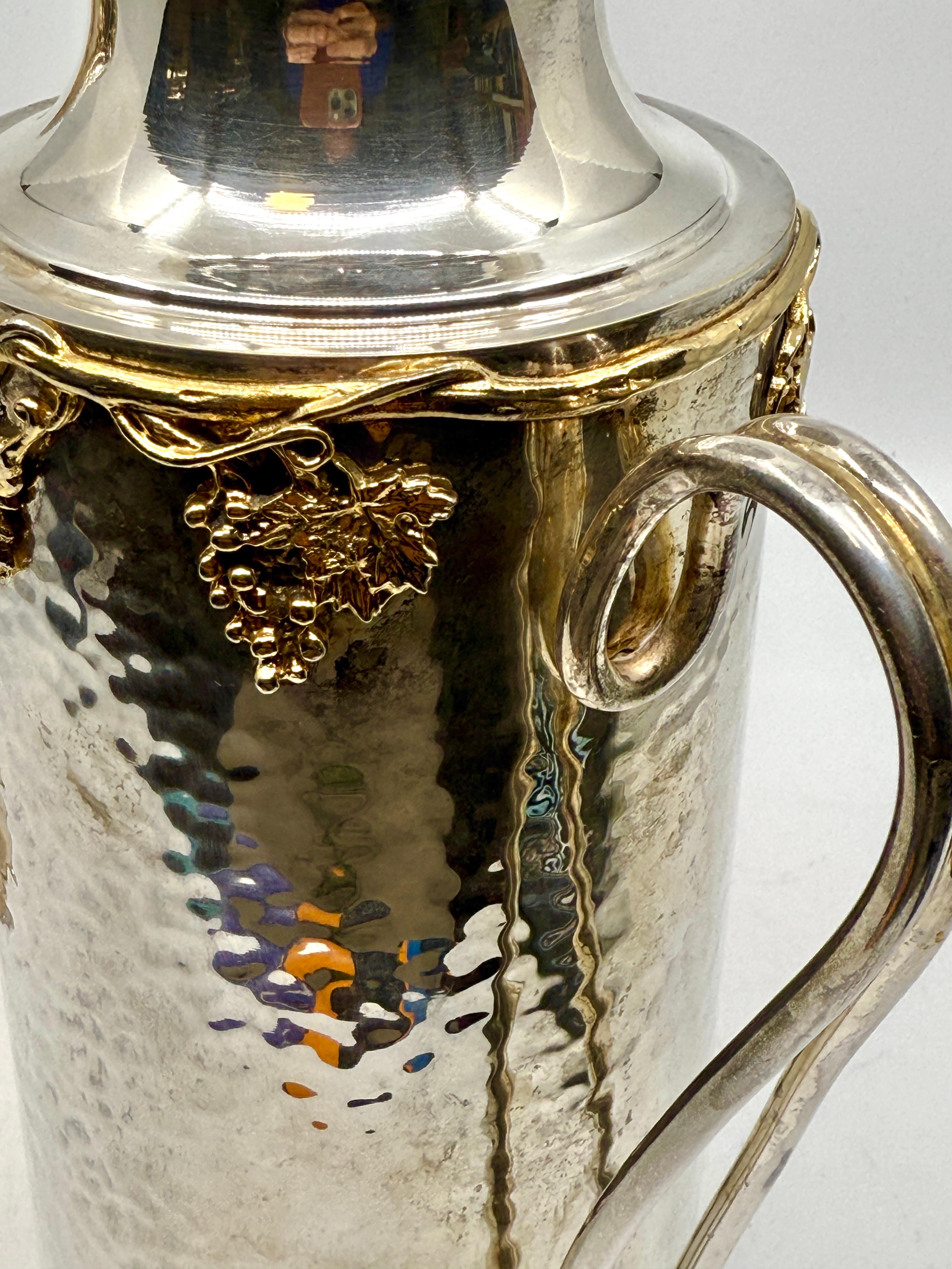 Christian Dior Enfriador de Vino Plateado y Jarra Aislante Chapado en plata en venta