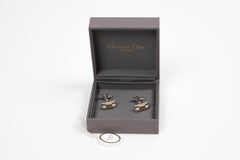 Christian Dior Silver Tone Cufflinks