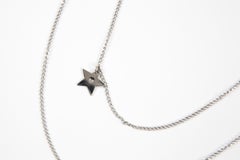 Christian Dior Silver-Tone Multi Chains Necklace