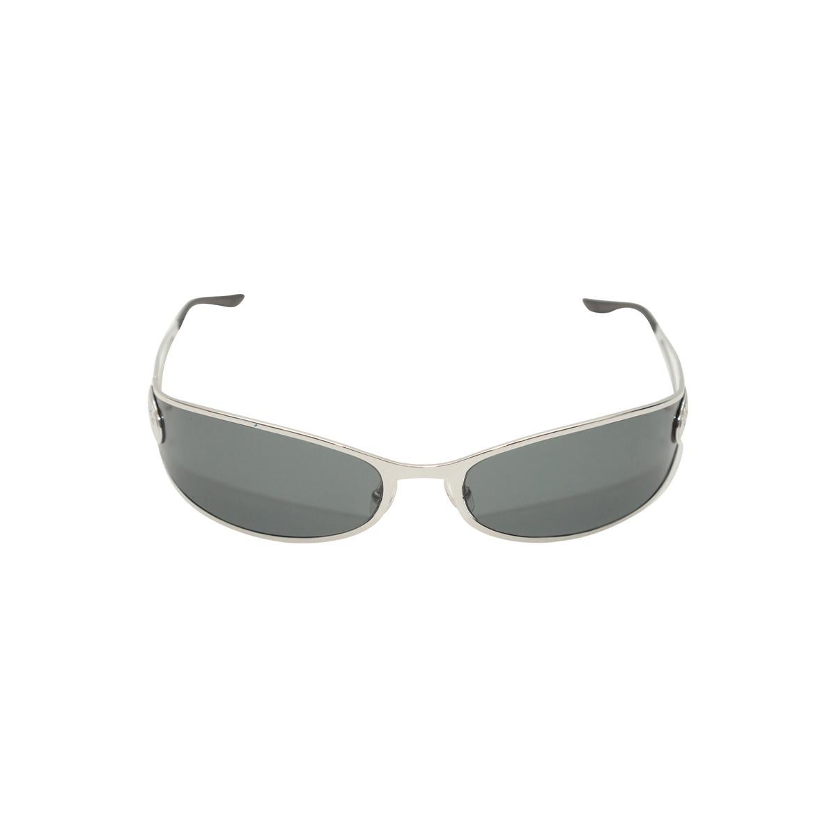 Christian Dior Silver Wrap Sunglasses
